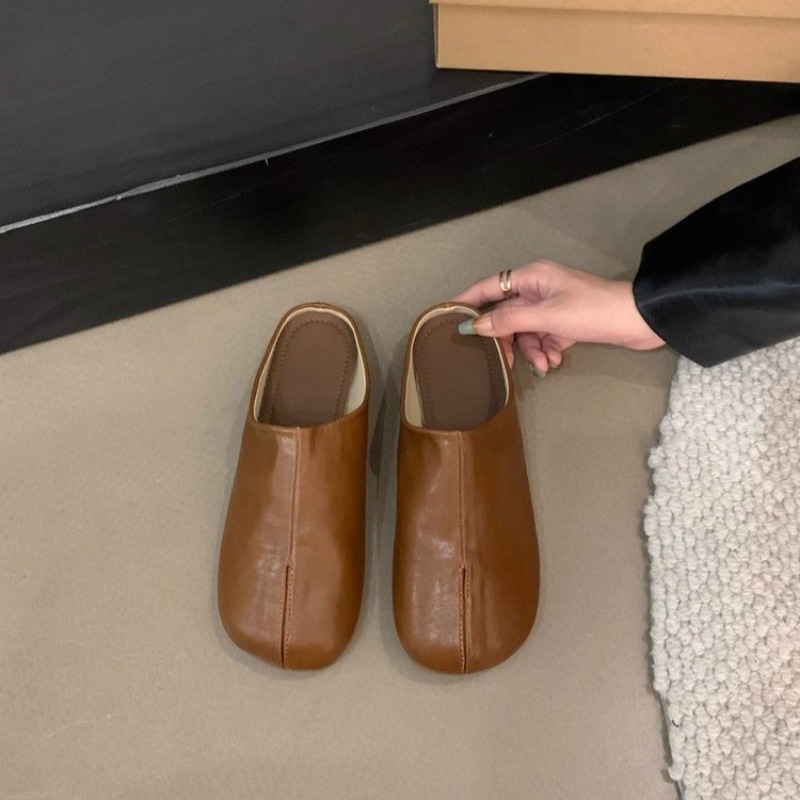 新しいファッション足袋忍者フラットシューズレザー分割つま先フ - Street Fashion Female のレビューと価格