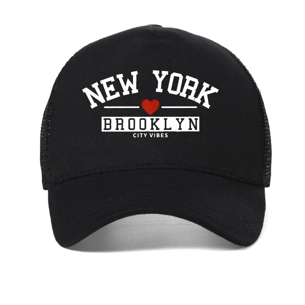 ニューヨークブルックリン市野球帽女性通気性メッシュカジュアル - Street Fashion Of New York のレビューと価格