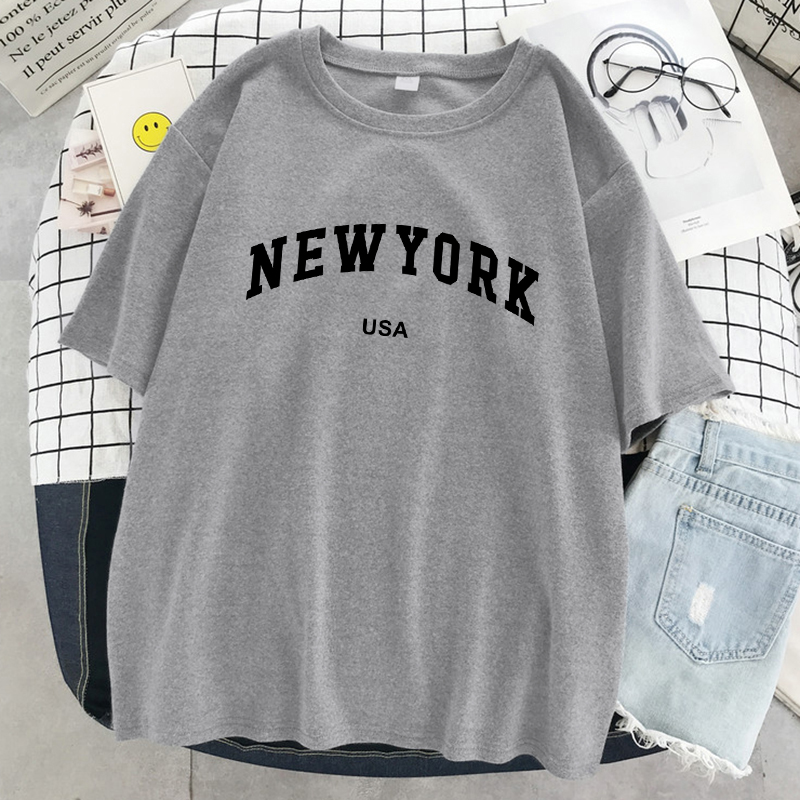 女性のレタリングTシャツ,新しいyork,usa,都市,スポ - Street Fashion Of New York のレビューと価格