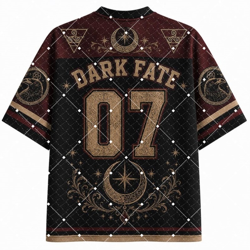 ダークフェイト ウィッチ レイヴン プリント Vネック ジャ - Street Fashion Baggy のレビューと価格
