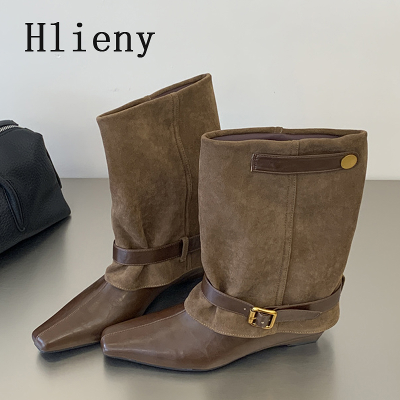 Hlieny ファッションデザイナー アンクルブーツ レディ - Street Fashion Female のレビューと価格