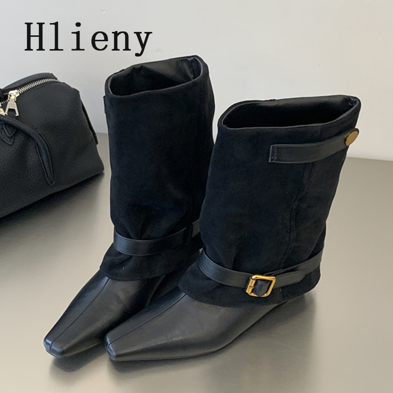 Hlieny ファッションデザイナー アンクルブーツ レディ - Street Fashion Female のレビューと価格