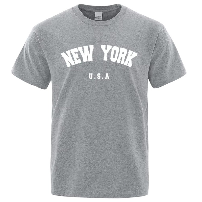 米国ニューヨーク米国シティストリートプリント Tシャツ男性用 - Street Fashion Of New York のレビューと価格