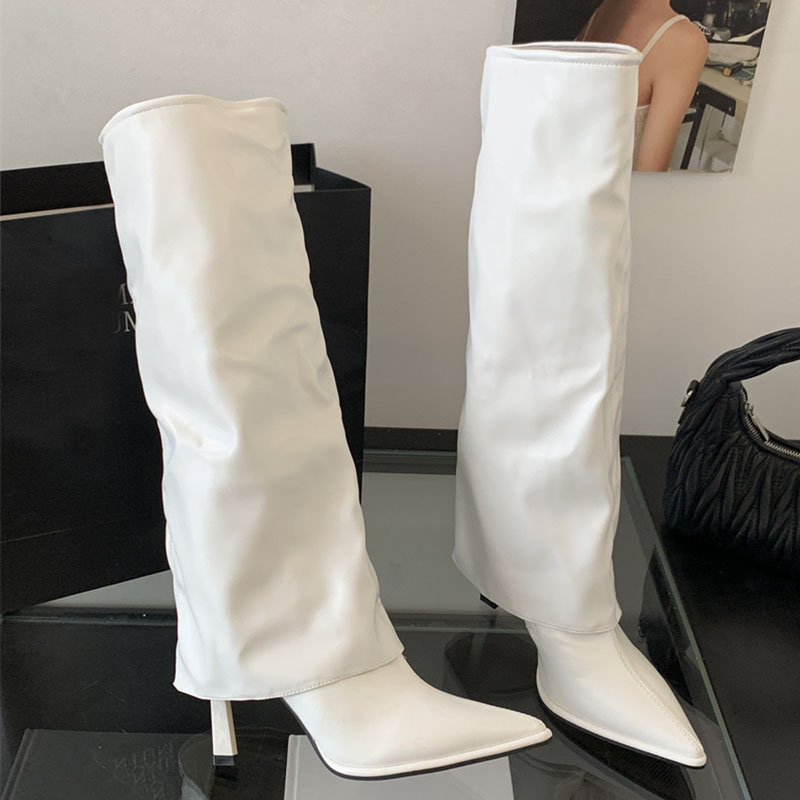 ニューパーティーモダンレディースニーハイブーツ、女性用細ヒー - Street Fashion Female のレビューと価格