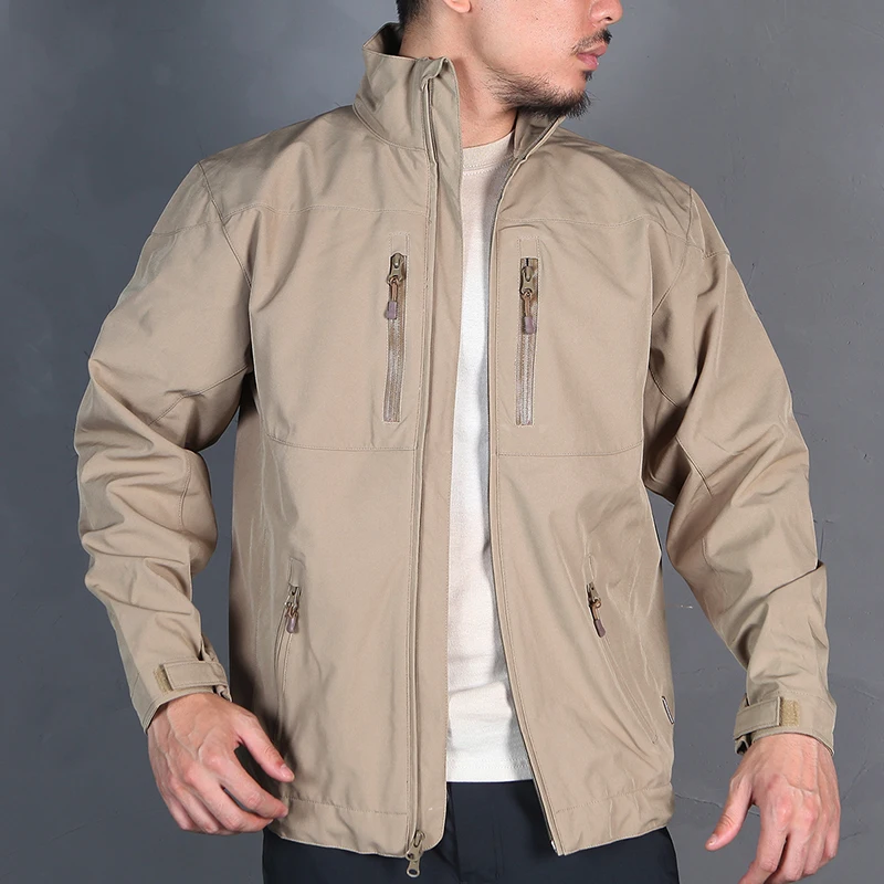 Emersongear-戦術的なソフトシェルトレンチコート、 - Windbreak Shell Jacket のレビューと価格