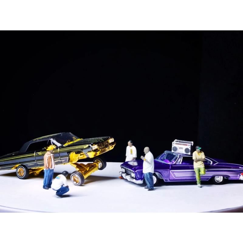 1/64 樹脂塗装済み 3D 印刷西海岸ヒップホップシリーズ - Street Fashion Guys のレビューと価格