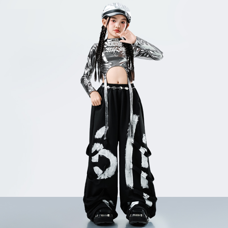 韓国 Y2K キッズストリートウェアスタイルヒップホップダン - Street Fashion Baggy のレビューと価格