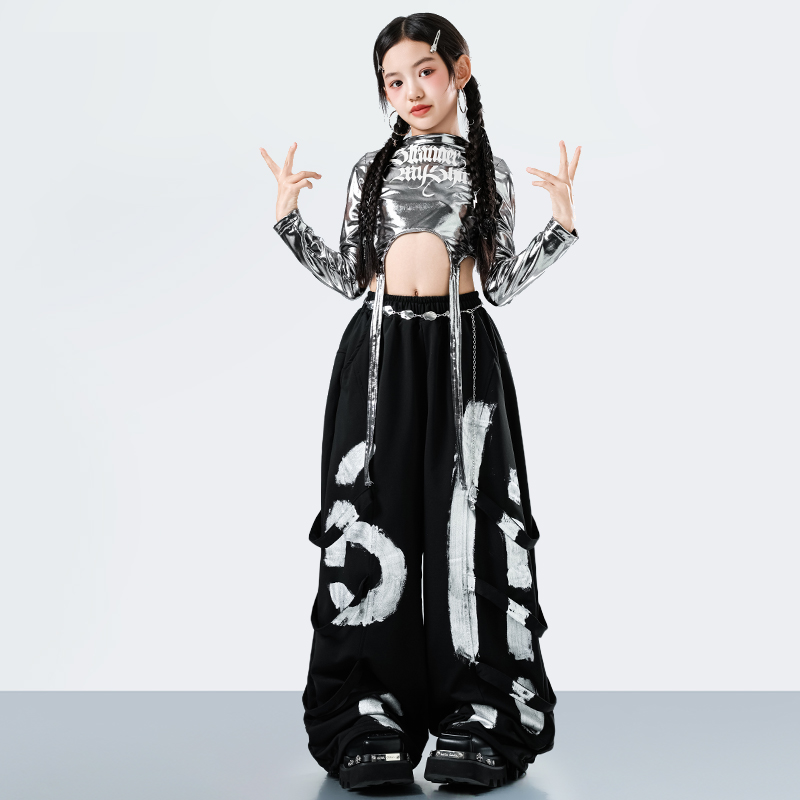 韓国 Y2K キッズストリートウェアスタイルヒップホップダン - Street Fashion Baggy のレビューと価格