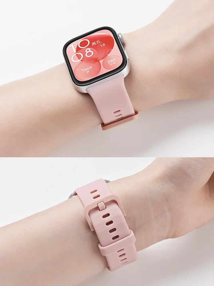 Huawei Watch Fit 3用シリコンブレスレット, - Street Fashion Official のレビューと価格