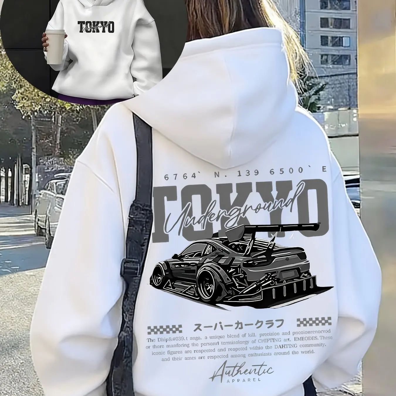 日本のストリートウェアパーカー男性東京 JDM レーシングス - Street Fashion Tokyo のレビューと価格