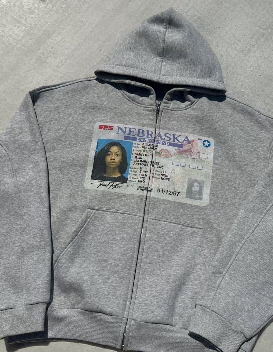 Y2Kレトログレージップアップパーカー、ファッションカードプ - Street Fashion Of New York のレビューと価格