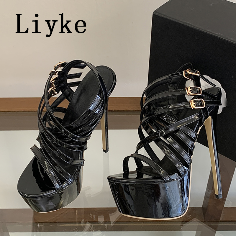 Liyke サマー 17CM スーパーハイヒール サンダル  - Street Fashion Lady のレビューと価格